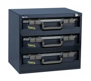 Raaco 136389 Coffre-fort avec 3 x Carry-Lite 80-10