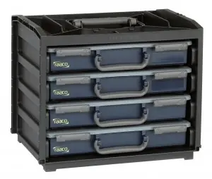 Raaco 136242 HandyBox + 2 x PSC4-15 et 2 x PSC4-17 Boîtes d‘assortiment