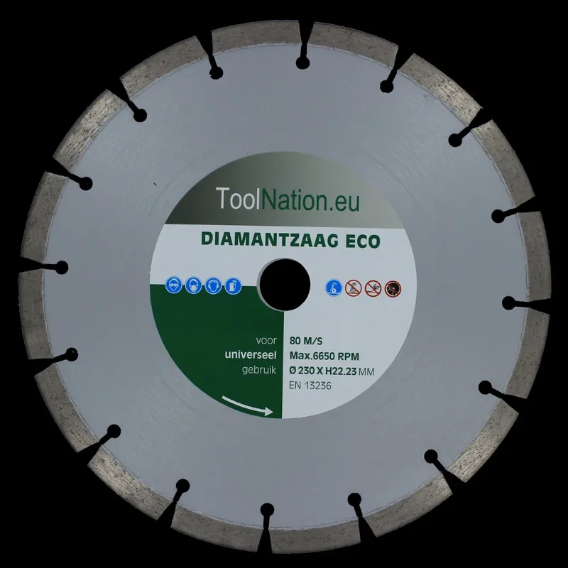 Toolnation NSUE203TN Lame de scie diamantée 230mm ECO