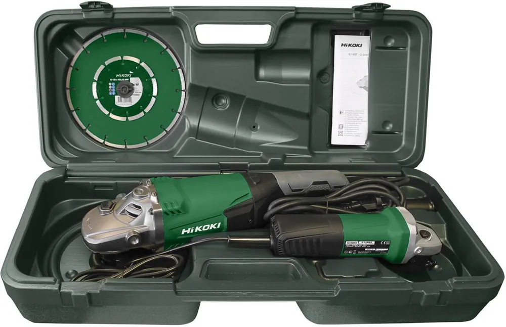 HIKOKI G23SW2CPZ Meuleuse d‘angle 230mm + 125mm en coffret