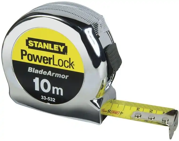 Stanley 0-33-532 Ruban à mesurer Powerlock Blade Armor 10m - 25mm