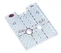 Lamello 6160000 Plaque avec trous de positionnement pour gabarit de perçage RASTO
