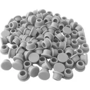 Lamello 335286 Capuchons pour Clamex Gris clair RAL 7035 90 degrés 100 Pièces