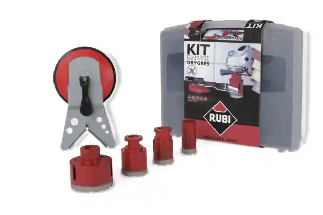 Rubi 50917 Kit DRY GRES Kit de perçage à sec M14 28/35/43/68 mm