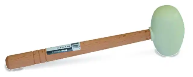 Rubi 66906 Marteau en caoutchouc blanc 500 g rond