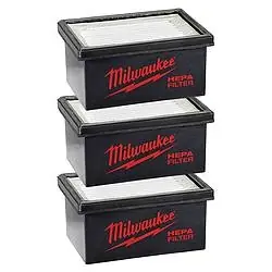 Milwaukee Accessoires 49902306 Filtre M12DE - 3 pièces