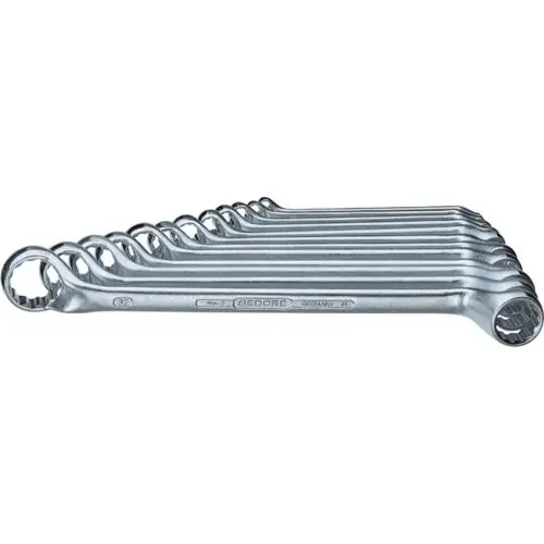 Gedore 6030580 Jeu de clés à anneaux 8 pièces 6-22 mm 2-8