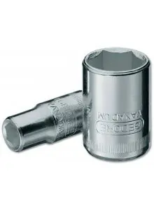 Gedore 6165400 20 4 Clé à douille 1/4" 6 côtés 4 mm