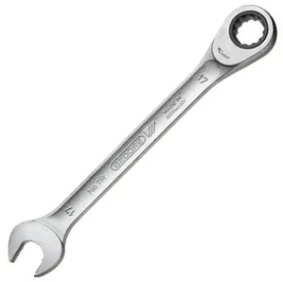 Gedore 2297191 7 R 22 Clé à cliquet annulaire 22 mm