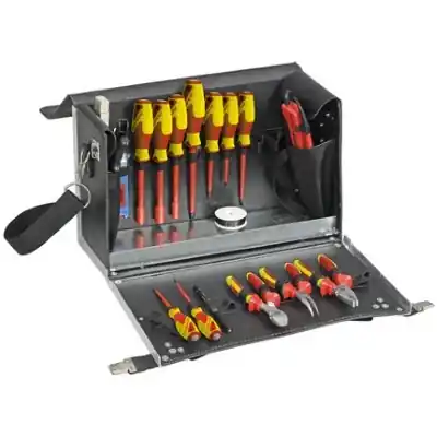 Gedore 1953710 1091 Boîte à outils d‘électricien 18 pièces