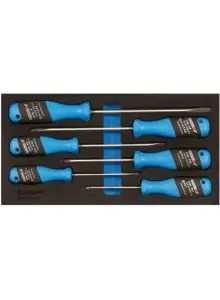 Gedore 2309149 1500 CT1-2150 PZ Jeu de tournevis 3-C en module CT 6 pièces