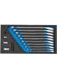 Gedore 2327678 1500 CT1-7 URA Jeu de clés à cliquet à anneau dans le module CT