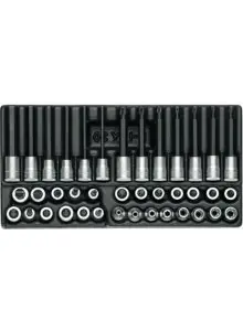Gedore 1640860 1500 ES-ITX 30 Jeu de clés à douille 3/8".