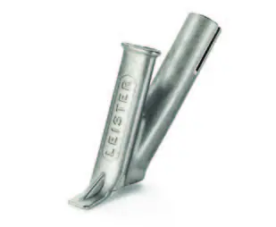 Leister 106.991 Buse de soudage rapide (ø 8.0) Profil D ø5 mm, buse de tuyau adaptée nécessaire