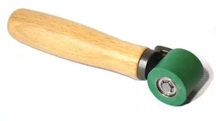 Leister 140.161 Rouleau de pression 28mm à roulement à billes en silicone bras simple