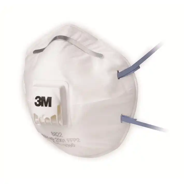 3M 8322 P2 Masque anti-poussière sans entretien valve d‘‘incuasion 10 pièces