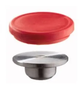 Bessey Accessoires 3101183 Plaque de pression interchangeable en acier de qualité avec couvercle en plastique 4 pièces voor profondeur de serrage 100-120 mm