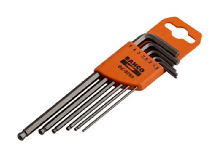 Bahco BE-9765 Jeux de clés à fourche, Chrome-Vanadium