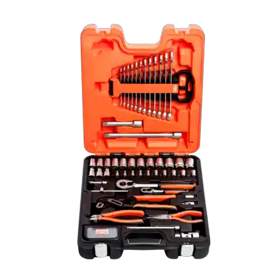 Bahco S81MIX Jeu de clés à douille 1/4"-1/2" 6 côtés, métrique 5-24 mm, 81 pcs