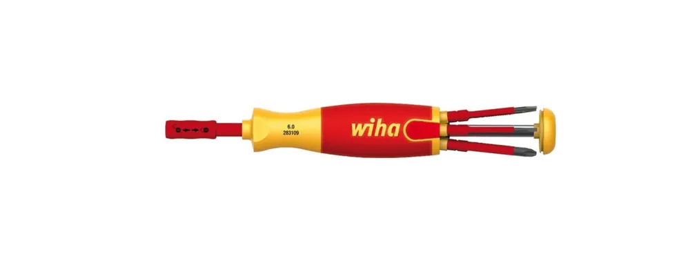 Wiha 38611 Porte-embout magnétique LiftUp Electric avec 6 embouts fins