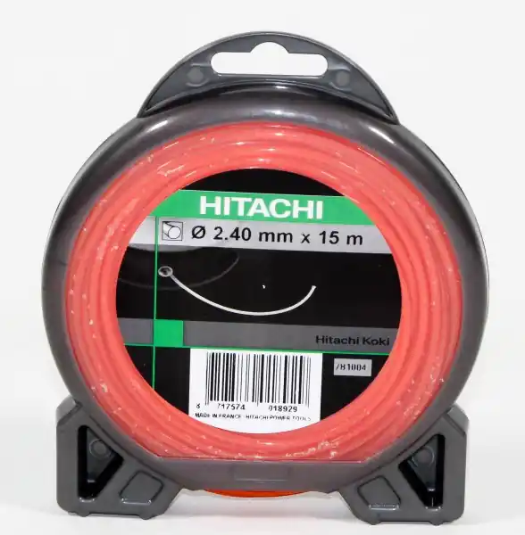 HIKOKI Accessoires 781004 proline ligne de coupe pour débroussailleuse 2,4 mm ronde, 15m
