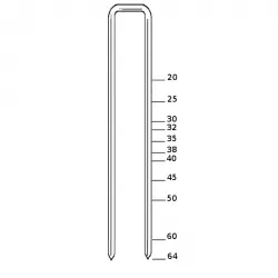 Haubold Bevestiging 574985 KG700-60 CRVS Non 60 Inox A2 mm 5.400 pcs.