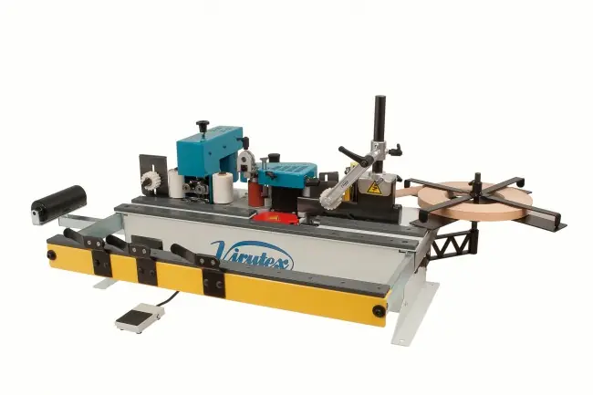 Virutex 5050500 PEB250TRM Encolleuse de chants portable avec boîte à colle sur table fixe