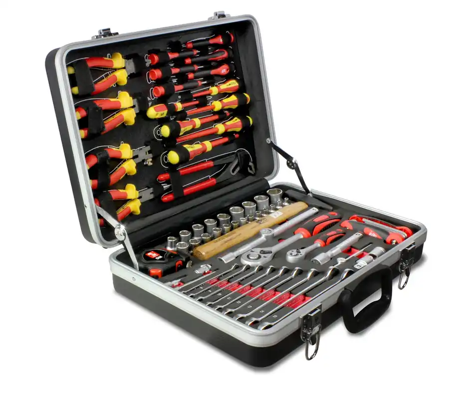 Metal Works 855006917 Mallette à outils remplie VDE 68 pièces