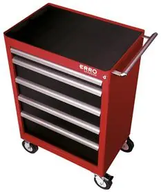 Erro 1714005 Erro "Elite" Chariot avec 5 tiroirs, roulement à billes