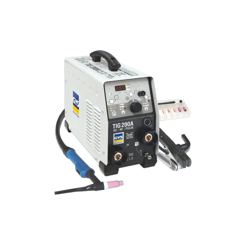 Gys 5192011540 Poste de soudure Gys TIG 200 DC HF FV, avec accessoires