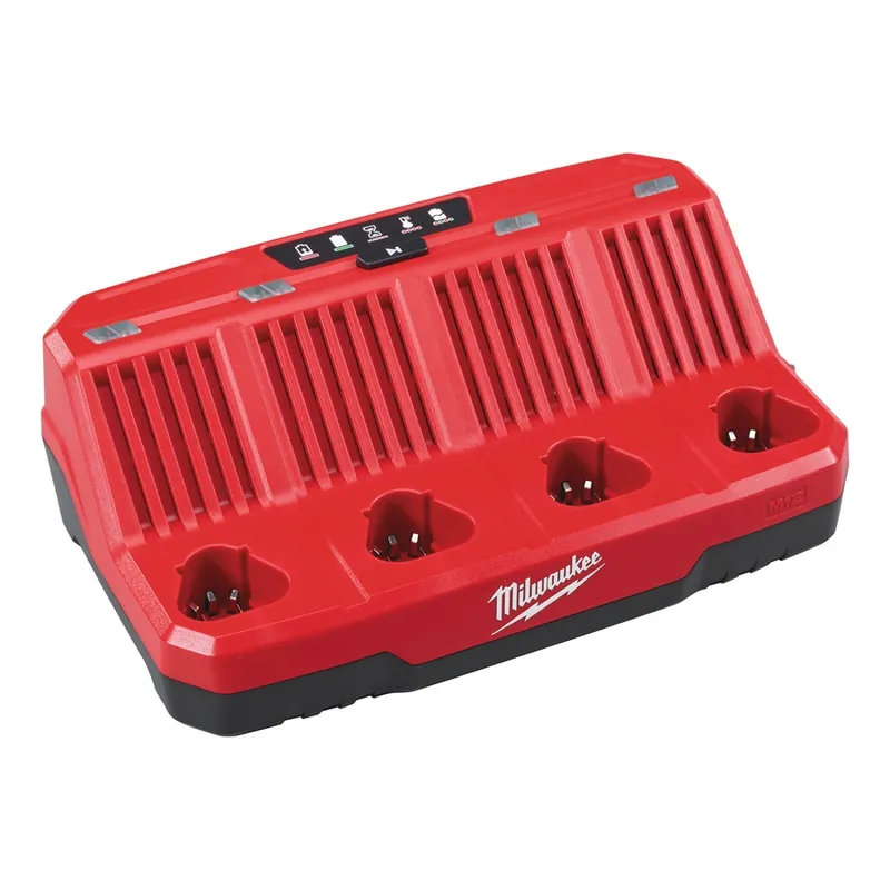 Milwaukee Accessoires 4932430554 M12™ Chargeur 4 batteries C4