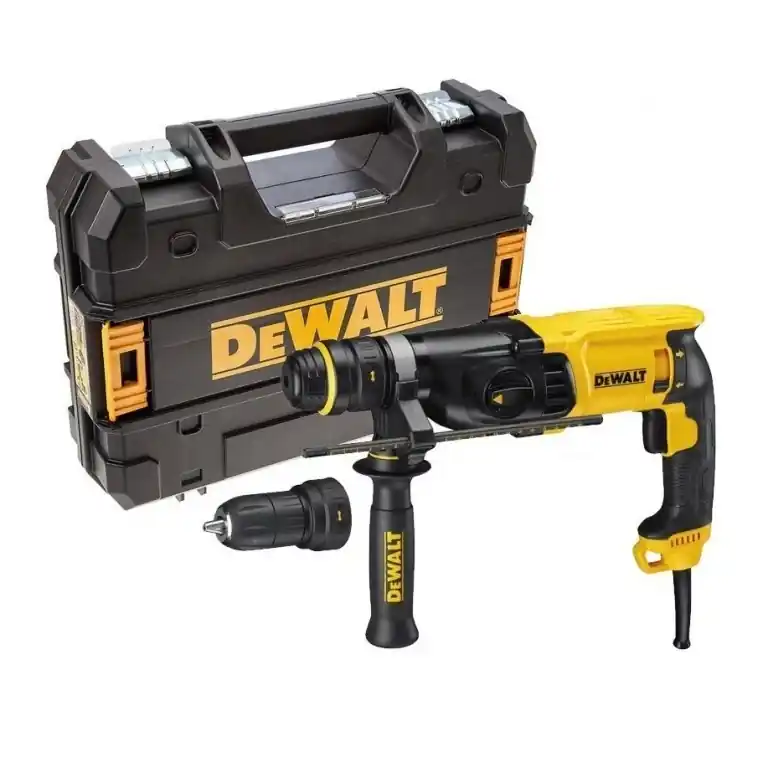 DeWalt D25134K-QS Marteau combiné SDS-Plus, 800W, 26mm avec tête de perçage à changement rapide