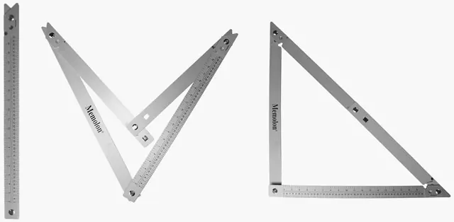 Toolnation MVH1200 crochet de construction pliable en aluminium