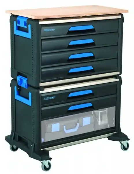 Gedore 2954443 1110 WMW-3 Chariot d‘outils modulaire WorkMo B3
