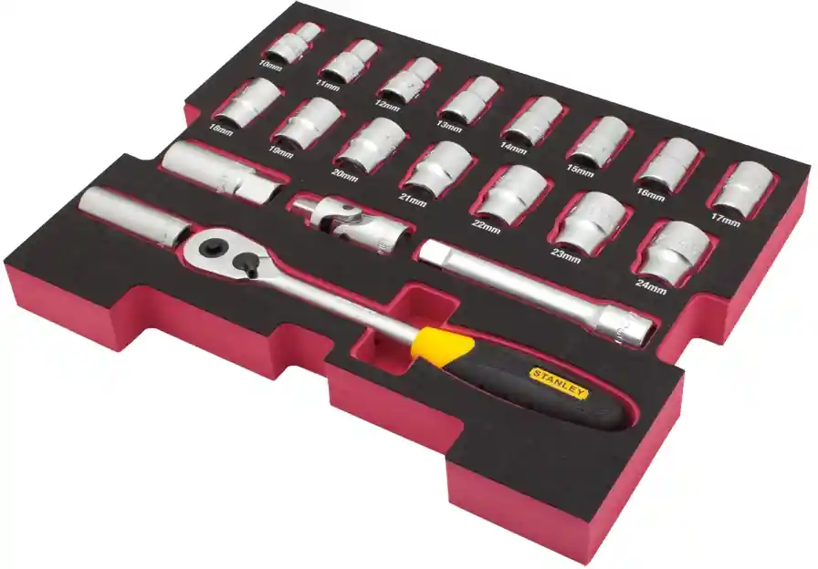 Stanley FMHT0-74297 Jeu de douilles à insert FatMax TStak 1/2" 20 pièces