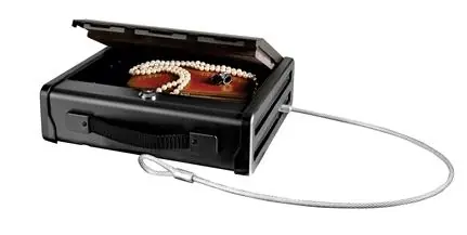 Masterlock PP1KML Coffre-fort compact avec clé et câble