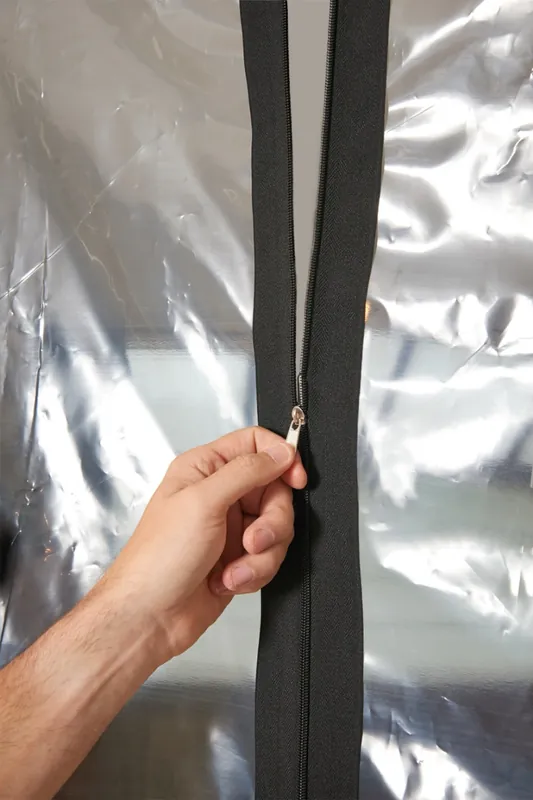 Carat DPR0100000 Fermeture à glissière robuste 2 pcs x 2 mtr