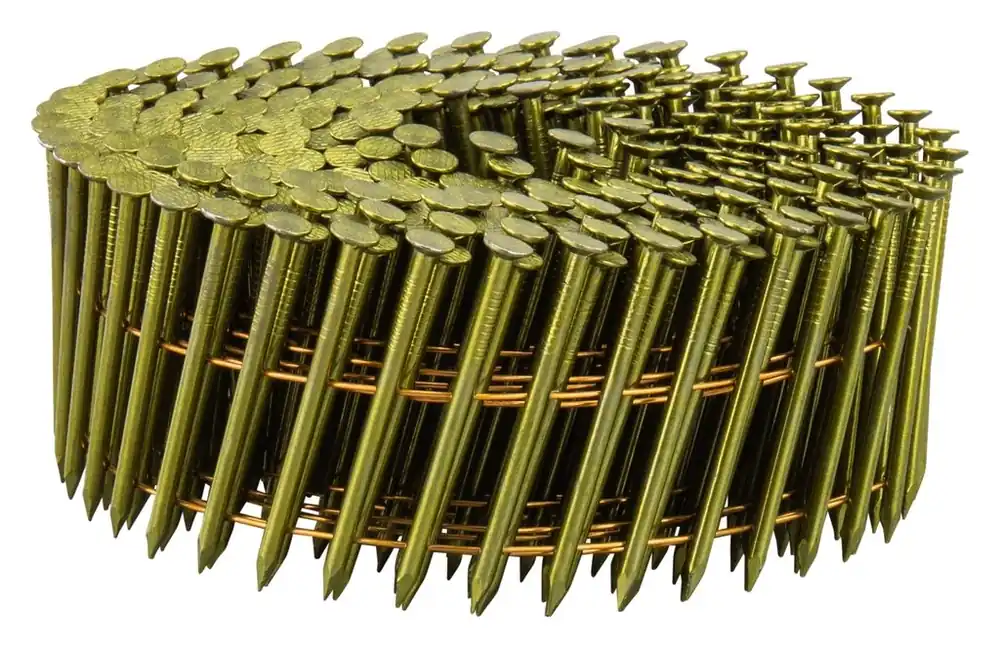 Makita Accessoires F-30810 Clous métalliques sur rouleau plat 2,5 x 45 mm Galva lisse/enrobé de jaune 10800 pcs.