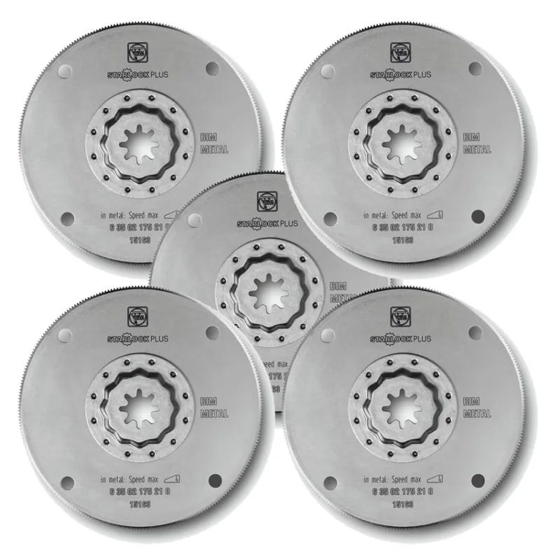 Fein Accessoires 63502175230 Lame de scie HSS ronde bi-métal SLP 100 x 0.7 mm 5 pièces