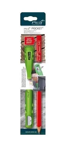 Pica PI50501 Crayon de charpentier Pocket 505/01 - 2 pcs 540/24