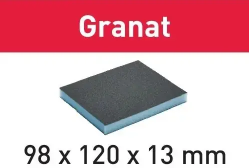 Festool Accessoires 201114 Éponge de ponçage 98x120x13 220 GR/6 Granat