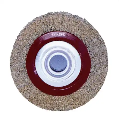 Hawk 724581180 Brosse métallique 150 mm pour meuleuse d‘établi