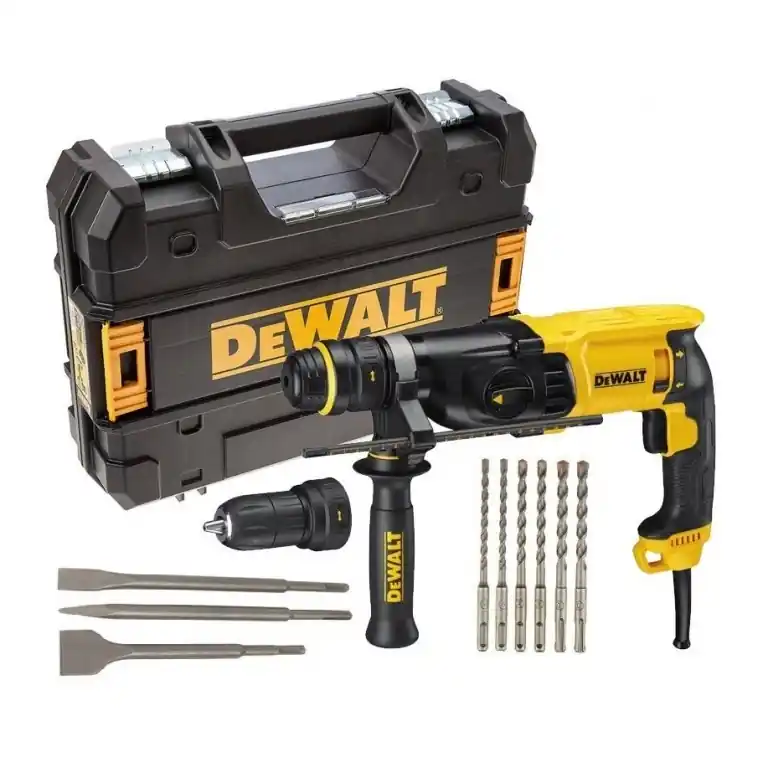 DeWalt D25134KP-QS Marteau combinée SDS-Plus, 800W, 26mm