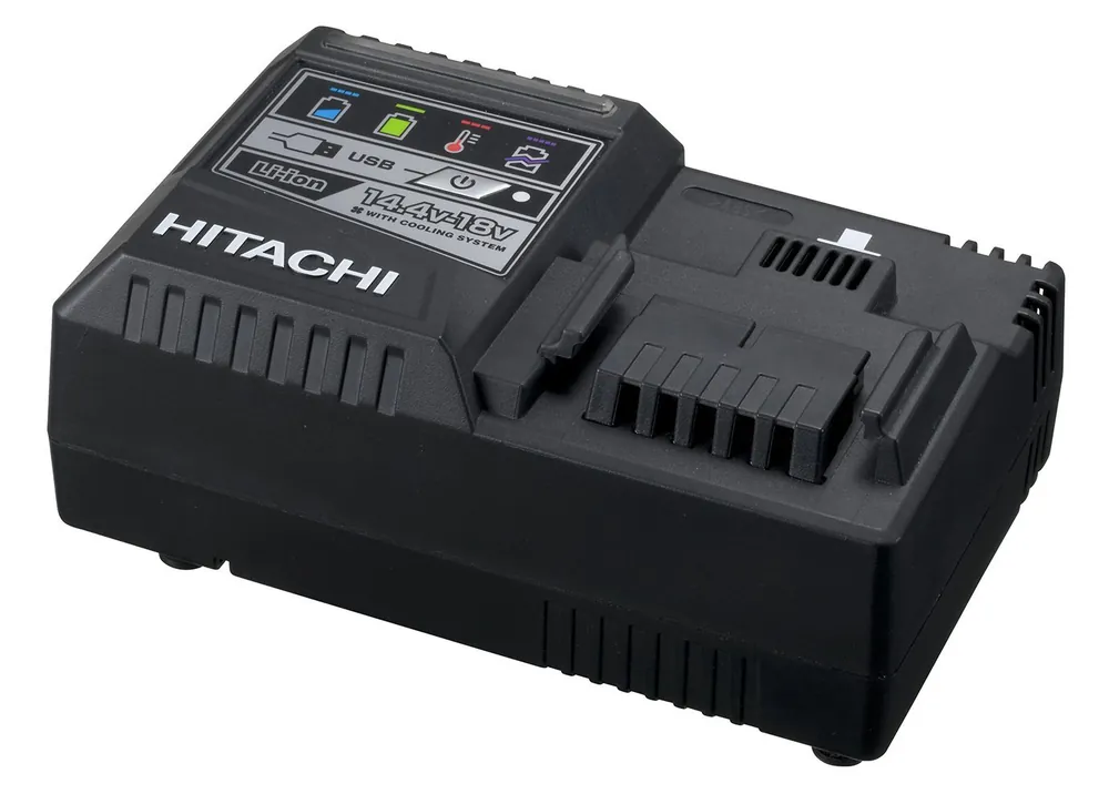 HIKOKI Accessoires UC18YSL3W0Z Chargeur rapide 14,4 / 18 / 36 volts