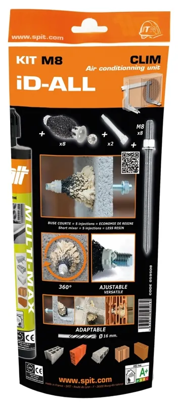 Spit Fixations 059508 iD-All M8 Kit de montage
