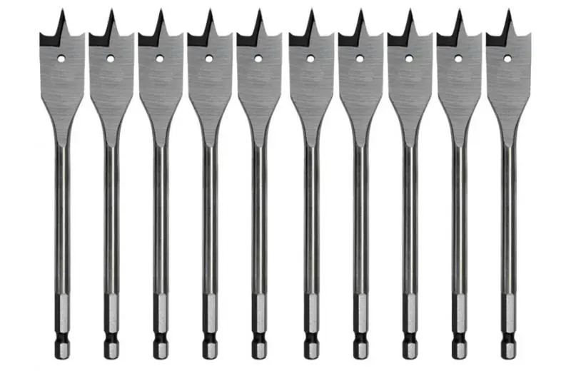 HIKOKI Accessoires 781768 Forets rapides avec tige hexagonale 1/4" 16x150mm 10 pièces