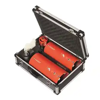 Carat HTESET0300 Jeu de 3 forets diamantés Dustec