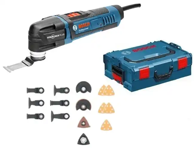 Bosch Bleu 0601237000 GOP 30-28 Outil multifonction professionnel 300 watts + accessoires en L-Boxx