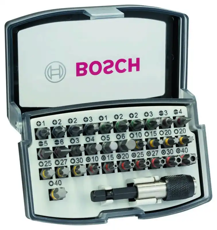 Bosch Bleu Accessoires 2607017319 Jeu d‘‘embouts de vis 32 pièces