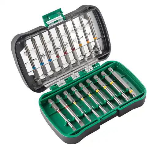 HIKOKI Accessoires 750361 Set d""embouts L 75 mm, 18 pièces